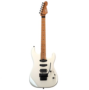 Guitarra SBS Premium SS300, Cuerpo de Aliso Sólido, Mástil de Arce Tostado, Trastes de Acero Inoxidable, Sistema de Bloqueo Floyd Rose - Product Image 1