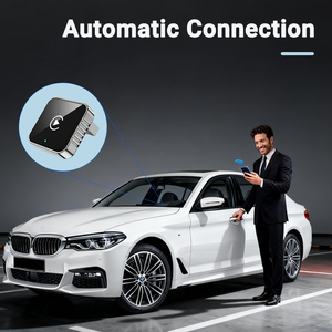 อะแดปเตอร์ไร้สาย CarPlay Android 2025 รุ่นใหม่ สมาร์ทออโต้ ติดตั้งง่ายแบบ Plug&Play เชื่อมต่อ <span class=keywords><strong>BT</strong></span> WiFi ได้เสถียร อัปเกรด OTA ได้ ใช้ได้กับรถยนต์ 99% - Product Image 6