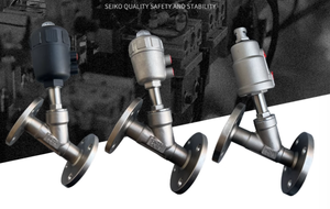 SS304 khí nén mặt bích góc van DN15 ~ DN80 chịu nhiệt độ cao y-loại shut-off van hơi van điều khiển khí nén - Product Image 4