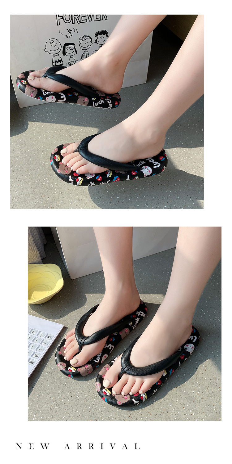 Ladies Platform Shoes Non-slip EVA Thick Sole Sandals Shoes Slides Shoes Slippers Wholesale
