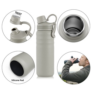 Bouteilles isothermes en acier inoxydable de 18 oz pour le camping - Product Image 2