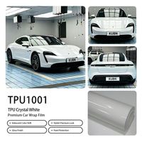 Film de protection TPU blanc cristal anti-rayures de haute qualité en rouleau, utilisé pour le covering de voiture à changement de couleur