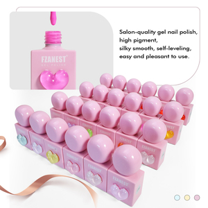 FZANEST Tpo Hema Free Fall Color Nails Gel Polishing Set, Productos para el Crecimiento <span class=keywords><strong>de</strong></span> Uñas, 26 Colores, Colección <span class=keywords><strong>de</strong></span> Uñas <span class=keywords><strong>de</strong></span> Gel, Uñas Navideñas - Product Image 4