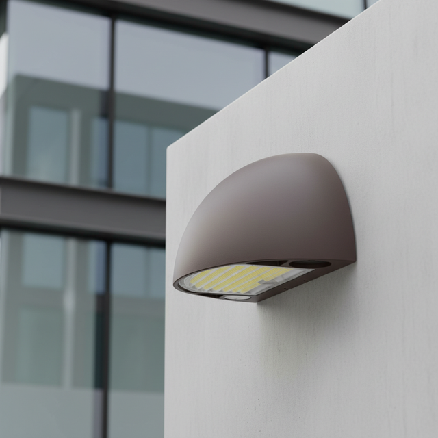 For & DLC Certified IP65 Aluminum Outdoor LED Wall Light 40W 150lm/w Remote Control Industrial Design 5-Year Warranty