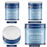Revêtement supérieur acrylique à base d'eau à faible durcissement, écologique, pour composants électroniques numériques