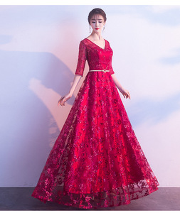 Robes <span class=keywords><strong>de</strong></span> soirée en mousseline <span class=keywords><strong>de</strong></span> soie à manches longues et à dentelle, style A, col bijou, <span class=keywords><strong>robe</strong></span> <span class=keywords><strong>de</strong></span> cérémonie pour invité <span class=keywords><strong>de</strong></span> mariage, longueur cheville, robes <span class=keywords><strong>de</strong></span> mariée pour femmes - Product Image 6