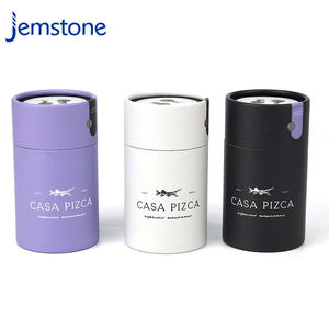Caja de Regalo Cilíndrica de Cartón Ecológica Personalizable para Frutos Secos, Empaque de Tubo de Papel Kraft de Grado Alimenticio para Té de Hierbas - Product Image 2