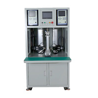 Soudeuse par points CNC rotative automatique double face pour l'assemblage de batteries cylindriques au lithium 18650, 21700, 32650