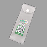 Petit porte-stylo en PVC avec logo personnalisé sac à fermeture éclair transparent en plastique recyclable pour l'emballage sac pochette pour stylo
