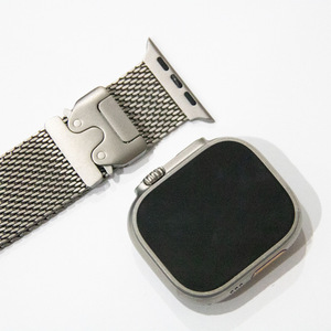Correa Milanesa de Acero Inoxidable y Titanio para Apple Watch, Compatible con Apple Watch Series 10, 40mm 44mm - Product Image 3