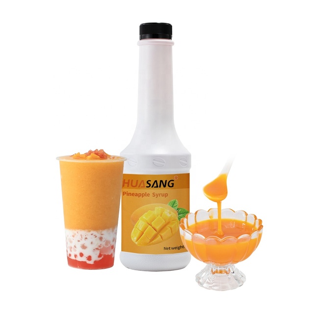 HENGZHI OEM Wholesale Concentrated Milk Tea Materials Jam Mango Fruit Jam for Drink Beverage Milk Tea Shop Ingredients