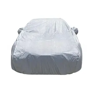 Wholesale car coat type full cover PEVA plain cotton dust-proof customizable umbrellas for Sun and Rain, sombri