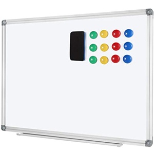 Tableau blanc double magnétique à rayures en <span class=keywords><strong>bois</strong></span>, pour l'école, tableau blanc, suspension pour les élèves de salle de classe - Product Image 1