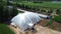 Structure de serre agricole à membrane gonflable