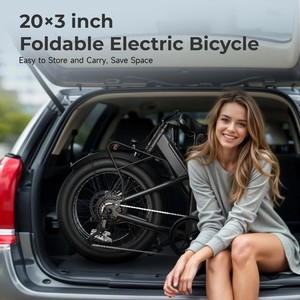 Vélo électrique pliant de stock  Europe au avec freins à disque hydrauliques à suspension, , vélo électrique conforme à la loi - Product Image 2