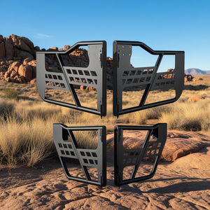 Puertas Tubulares Oe Latch Estilo Caza de Acero Reforzado con Apertura Manual para Wrangler JK 2007-2018 - Product Image 2