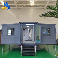 Gouyu Maison préfabriquée mobile en acier durable, moderne, pour bureau à domicile, conteneur pliable rectangulaire, conception extensible, assistance technique en ligne