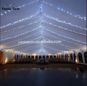 <span class=keywords><strong>Tente</strong></span> d'événement d'exposition <span class=keywords><strong>de</strong></span> mariage <span class=keywords><strong>de</strong></span> structure en aluminium Offre Spéciale chapiteau coupe-vent ignifuge imperméable extérieur 300 personnes - Product Image 5