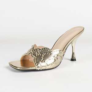 2026 Mermaid <b>Scale</b> Rhinestone Stiletto Sandals Elegant Women Heels For Dresses - Product Image 5