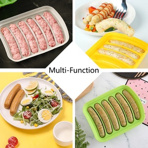 Wholesale <b>Silicone</b> Sausage Mould Small Handmade Diy Hot Dog <b>Baking</b> Molds Home Make Hot Dog Molding - Product Image 4