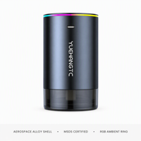 Diffuseur d'arômes intelligent ciel étoilé, rechargeable par USB, diffuseur de parfum par pulvérisation, lumière ambiante RGB, décoration de bureau portable