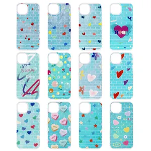 2.0 Brick Pattern IMD Cell Phone Case for iPhone Samsung Xiaomi