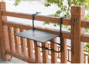 Tables d'appoint d'extérieur Tables d'appoint d'extérieur, table de garde-corps pliante suspendue pour balcon, table de jardin réglable pour terrasse