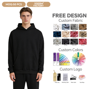 เสื้อฮู้ดดี้ผ้าฝ้ายสั่งทำจากโรงงาน พิมพ์ลายกราฟิกคุณภาพสูง ผ้าฝ้ายเนื้อดี ทรงหลวม ใส่ได้ทั้งผู้ชายและผู้หญิง สไตล์ลำลอง สตรีทแวร์ สำหรับผู้ชาย - Product Image 1