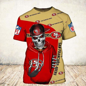 <span class=keywords><strong>NFL</strong></span> équipe de football grande taille T-shirts hommes mode sport manches courtes T-shirts d'entraînement vêtements de sport - Product Image 5