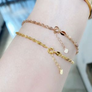 Xinfly Precio de Fábrica AU750 18K Cadena de Oro Amarillo Sólido Puro y Fino para Mujer - Product Image 2