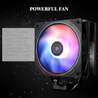 Disipador térmico para CPU Thermalright Assassin Spirit 120 EVO Black con ventilador ARGB silencioso de 120 mm