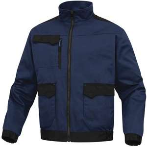 DELTA PLUS - M2VE3BMGT-M Mach2 bleu marine-bleu royal veste de travail en coton polyester-EAN MW130148 WORK JACKETS - Product Image 1