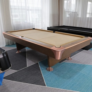 Table de <span class=keywords><strong>billard</strong></span> de style américain personnalisée en usine, avec structure métallique, compartiments de rangement et coins. - Product Image 3