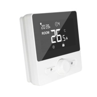 Termostato WiFi inteligente de 868MHz para calefacción de calderas, Control de habitación inalámbrico con solución de diseño gráfico, pieza de sistemas HVAC
