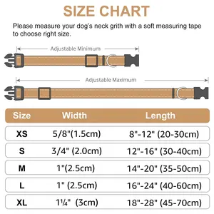 Highly Reflective Durable Fast Dry Quick Release Buckle Pet <strong>Dog</strong> <strong>Collar</strong> Leashes For Different Sized <strong>Dogs</strong> Printed Made Polyester - Product Image 3