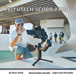 Estabilizador <span class=keywords><strong>FeiyuTech</strong></span> SCORP Mini 3 Pro Gimbal con IA 4.0, Seguimiento, Mango Remoto Desmontable, para Teléfonos Inteligentes y Móviles - Product Image 2