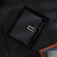 Promotion : Carnet A5 en cuir velours de haute qualité, avec logo personnalisé, reliure cousue en PU, couverture en tissu et fermeture magnétique