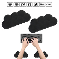 Nouveaux protège-coins antidérapants en forme de L, tapis de souris PORON, coussinets de clavier à mémoire de forme, coussinets de bordure pour jeux et bureau, en stock, design cartoon