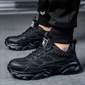 Botas de senderismo para uso en exteriores, zapatos para hombre con altura media a la pantorrilla, impermeables y antideslizantes para hombre - Product Image 3