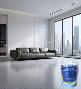 Revêtement de sol époxy à effet marbre brillant, <span class=keywords><strong>sable</strong></span> coloré époxy, <span class=keywords><strong>peinture</strong></span> de sol autonivelante - Product Image 1