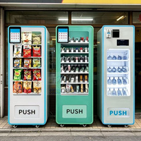 Máquinas Expendedoras de 5 Niveles para Snacks y Bebidas, Máquina Expendedora Personalizada de Cosméticos y Pestañas, Máquina Expendedora Automática de Productos de Belleza