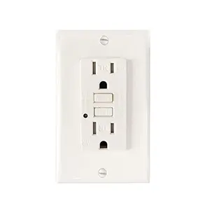 GFCI 15A 125V 60HZ TR WR GFCI self test Ground Fault Circuit Interrupter Duplex Receptacle Outlet, ETL approved