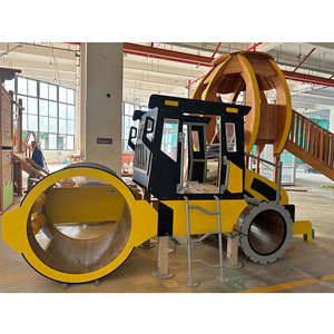 Ensemble d'équipement <span class=keywords><strong>de</strong></span> jeux pour enfants en plein air Maternelle Montessori en bois Aire <span class=keywords><strong>de</strong></span> jeux naturellement adaptée aux enfants avec escaliers <span class=keywords><strong>et</strong></span> toboggan - Product Image 6