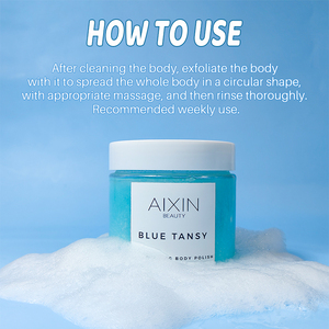 HANLINGER Gommage Corporel Exfoliant à la Tanaisie Bleue, Hydratant, Éclaircissant et Adoucissant, à la Vitamine C, Marque Privée - Product Image 4