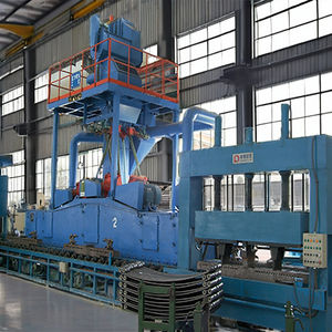 Nouvelle <span class=keywords><strong>machine</strong></span> de grenaillage de contrainte de ressort à lames automatique du fabricant ABRATOR avec composants de base moteur moteur PLC boîte de vitesses - Product Image 2