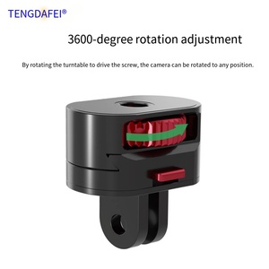 Adaptador multifuncional de 1/4 pulgadas <span class=keywords><strong>Mini</strong></span> Base de liberación rápida 3 en 1 para cámaras de acción GoPro Hero11Xiaoyi GoPro13 DJI Osmo Action 12 - Product Image 3