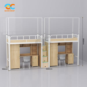 Cama Alta Combinada con Escritorio, Diseño Versátil <span class=keywords><strong>y</strong></span> Eficiente en Espacio, Cama Literá de Metal Funcional con Escritorio, Presupuesto Disponible - Product Image 2