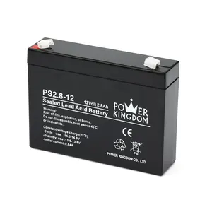 allgemein wartungsfreie Bleisäure-Batterie 12 V 2,8 Ah Agm-Gel-Batterie wiederaufladbare versiegelte Bleisäure-Batterie