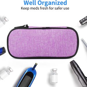 Étui isotherme portable en EVA pour insuline – Boîte de voyage colorée pour stylo injecteur, sac réfrigéré multi-récepteurs personnalisable - Product Image 3