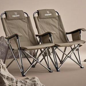 Silla Plegable de Diseño Moderno para Exteriores, OEM y ODM, Portátil y Ligera, para Camping y Playa, con Reposabrazos de Madera Maciza - Product Image 2